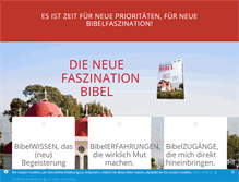 Tablet Screenshot of faszination-bibel.net